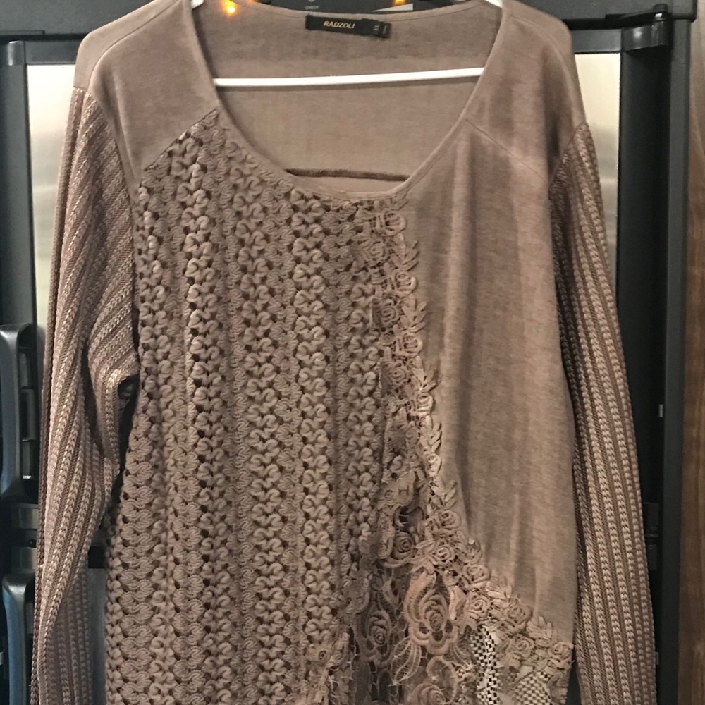 Radzoli Boutique Style Mauve Dress Top